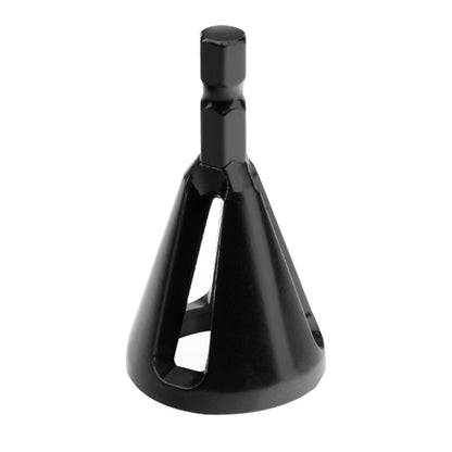 ELECTROPRIME Chamfer Stainless Steel Deburring External Chamfer Tool Triangle Handle Six-slot Chamfer(Black)