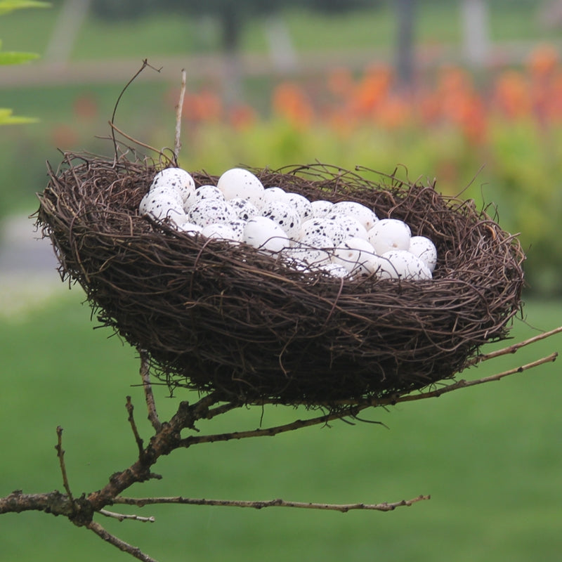 ELECTROPRIME 10 PCS Simulation Bird Egg Holiday Decoration