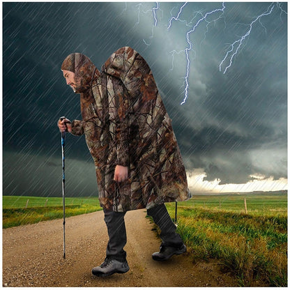 ELECTROPRIME 3 In 1 Outdoor Portable Multifunctional Camouflage Backpack Raincoat