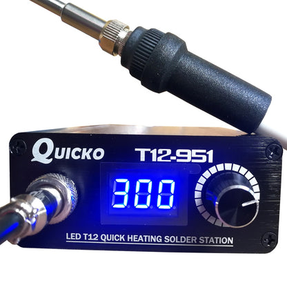 ELECTROPRIME MINI T12-951 LED Soldering Station Electronic Welding Iron Portable Welding Tool