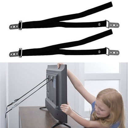 ELECTROPRIME 2 PCS Anti-tilt Fixed Band LCTV Furniture Fixing Strap Child Safety Equipment