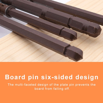 ELECTROPRIME 10 PCS Concealed Layer Board Pin Wall Bookshelf Invisible Bulkhead Nail, 12x120mm