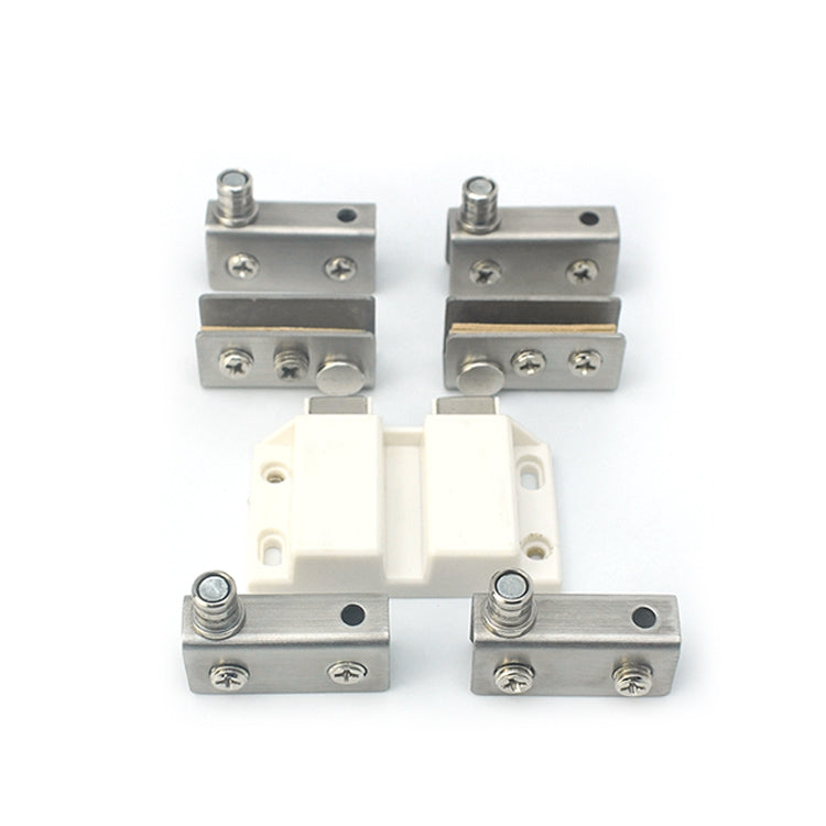 ELECTROPRIME Glass Clip Double Door Touching Exhibition Cabinet Hinge