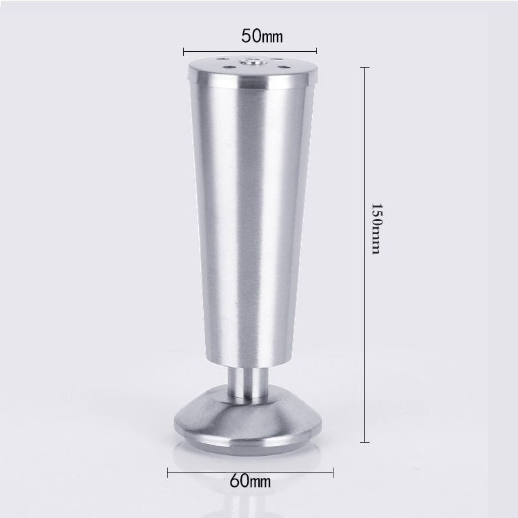 ELECTROPRIME Stainless Steel Thickened Adjustable Foot Cup Type Cupboard Foot, 150mm