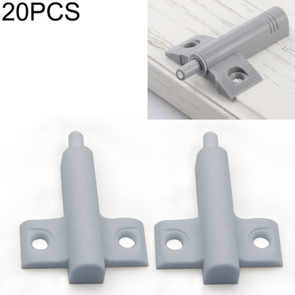 ELECTROPRIME 20 PCS Aircraft Shape Back Buffer Cabinet Door Anticollision Damper Shock Absorber(Grey)