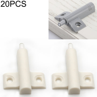 ELECTROPRIME 20 PCS Aircraft Shape Back Buffer Cabinet Door Anticollision Damper Shock Absorber(White)