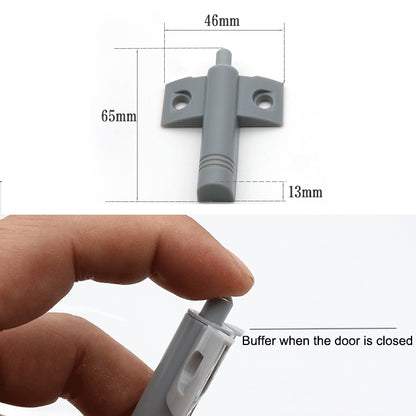 ELECTROPRIME 20 PCS Aircraft Shape Front Buffer Cabinet Door Anticollision Damper Shock Absorber(Grey)