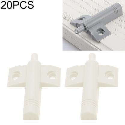 ELECTROPRIME 20 PCS Aircraft Shape Front Buffer Cabinet Door Anticollision Damper Shock Absorber(White)