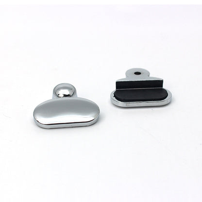 ELECTROPRIME 10 PCS Oval Glass Mirror Holder Buckle Fixing Accessories