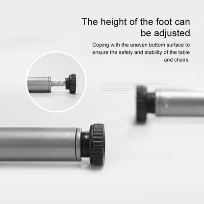 ELECTROPRIME 60 PCS M8 20mm Adjustable Support Plastic Chassis Metal Screw Furniture Mat (40mm)