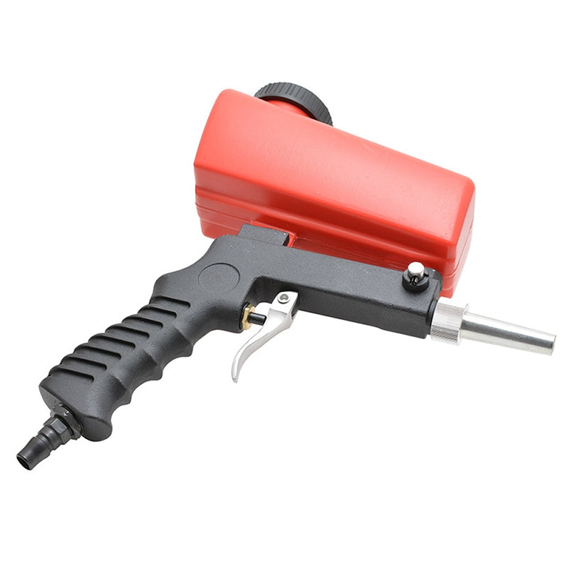 ELECTROPRIME Portable Red Gravitational Sandblasting Machine Mini Rust-proof Sandblaster