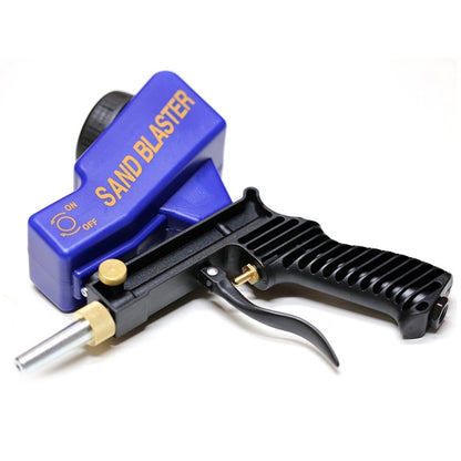 ELECTROPRIME Portable Blue Gravitational Sandblasting Machine Mini Rust-proof Sandblaster Spray Mechine