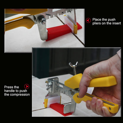 ELECTROPRIME 100 PCS 3.0mm Tile Leveling System Clips Kit Wall Floor Tile Spacer Tiling Tool for Paving Locator Tool OG6480