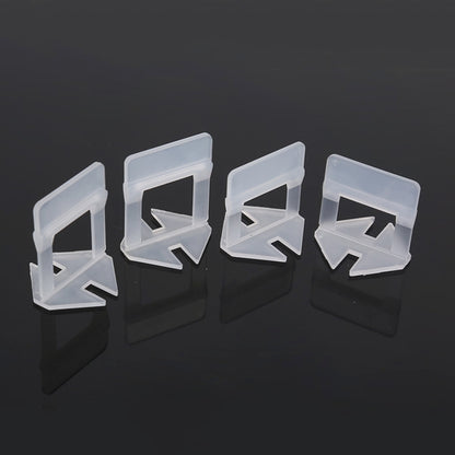 ELECTROPRIME 100 PCS 1.0mm Lengthen Tile Leveling System Clips Kit Wall Floor Tile Spacer Tiling Tool