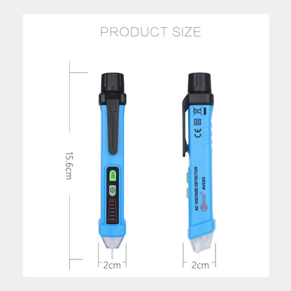 ELECTROPRIME BSIDE AVD05 Non-contact AC Voltage Detectors 12~1000V Induction Electroprobe Pen Type ACV Electric Testers Household Tool wtih LED Light
