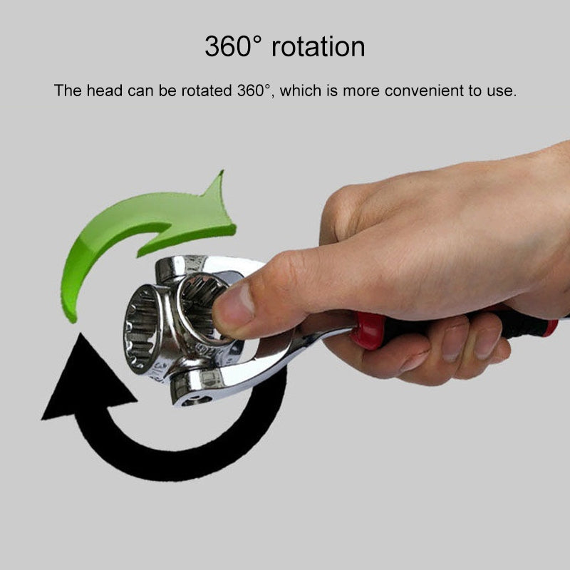 ELECTROPRIME Multifunctional 48 in 1 Socket Wrench Hardware Tool, Random Color Delivery