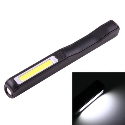 ELECTROPRIME 100LM High Brightness Pen Shape Work Light / Flashlight, White Light , COB LED 2-Modes with 90 Degree Rotatable Magnetic Pen Clip(Black)