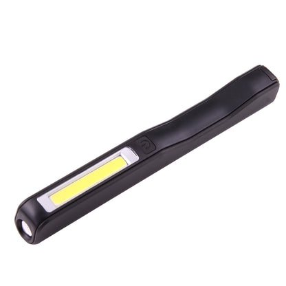 ELECTROPRIME 100LM High Brightness Pen Shape Work Light / Flashlight, White Light , COB LED 2-Modes with 90 Degree Rotatable Magnetic Pen Clip(Black)