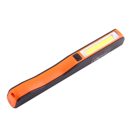 ELECTROPRIME 100LM High Brightness Pen Shape Work Light / Flashlight, White Light, COB LED 2-Modes with 90 Degree Rotatable Magnetic Pen Clip(Orange)