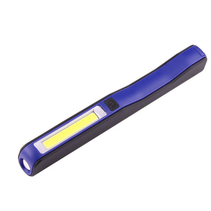 ELECTROPRIME 100LM High Brightness Pen Shape Work Light / Flashlight, White Light, COB LED 2-Modes with 90 Degree Rotatable Magnetic Pen Clip(Blue)