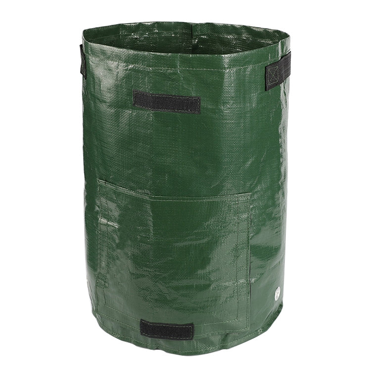 ELECTROPRIME 7 Gallons Potato Planting PE Bags Vegetable Planting Grow Bags Farm Garden Supplies, Size: 30cm x 35cm(Green)