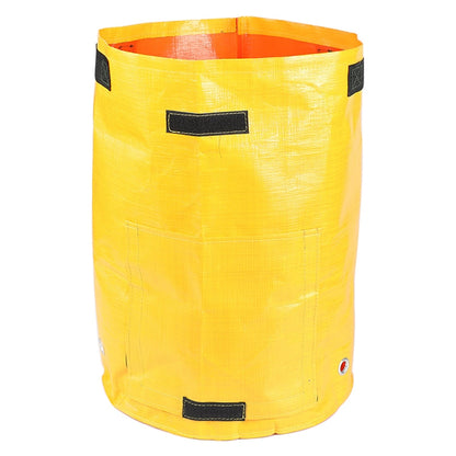 ELECTROPRIME 7 Gallons Potato Planting PE Bags Vegetable Planting Grow Bags Farm Garden Supplies, Size: 30cm x 35cm(Yellow)