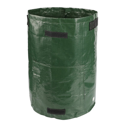 ELECTROPRIME 10 Gallons Potato Planting PE Bags Vegetable Planting Grow Bags Farm Garden Supplies, Size: 35cm x 45cm(Green)
