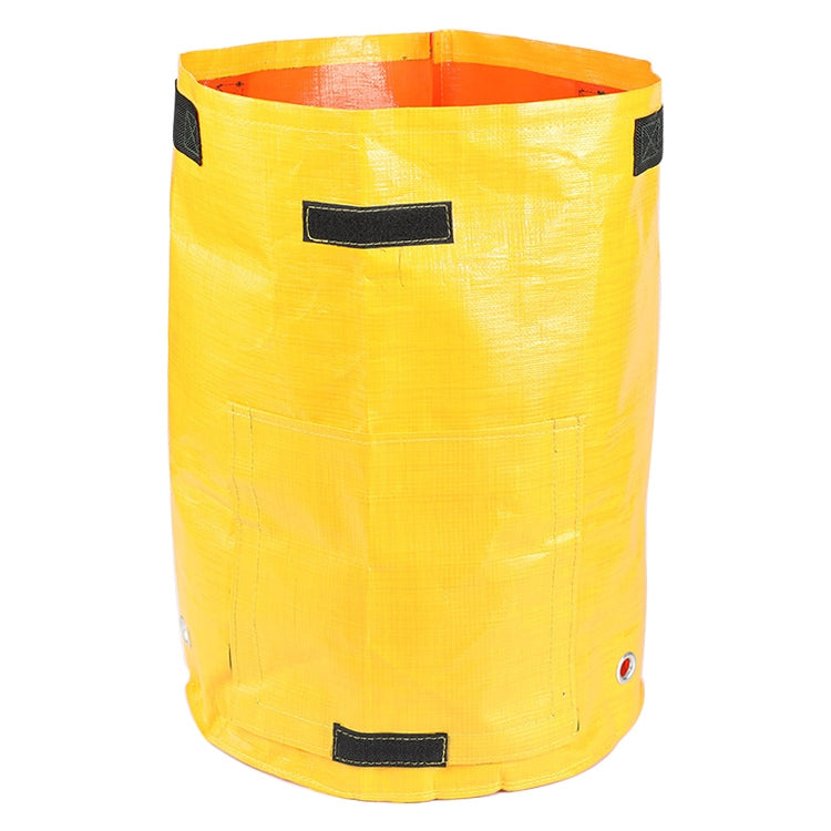 ELECTROPRIME 10 Gallons Potato Planting PE Bags Vegetable Planting Grow Bags Farm Garden Supplies, Size: 35cm x 45cm(Yellow)