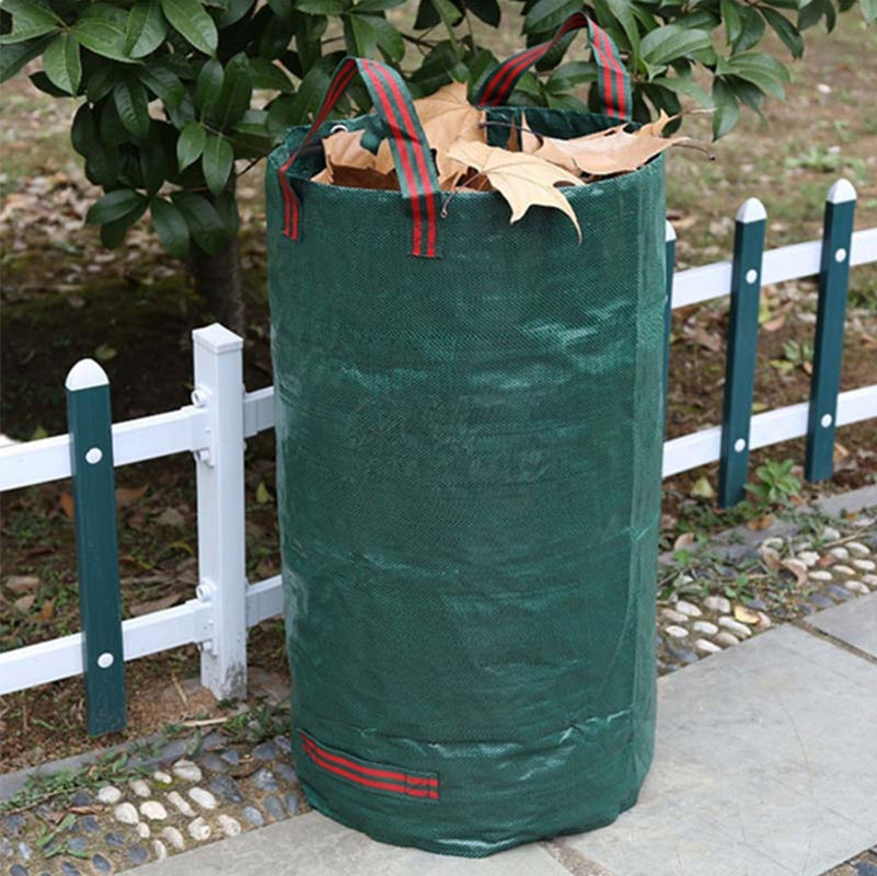 ELECTROPRIME 132 Gallons 500L PP Garden Fallen Leaves Bags Green Waste Bags, Size: 80cm x 100cm