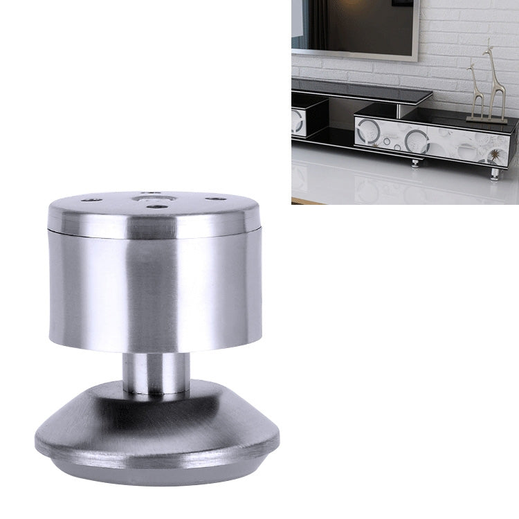 ELECTROPRIME Stainless Steel Wire Drawing Thickened Column Sofa Furniture Cabinet Foot, Height: 60mm