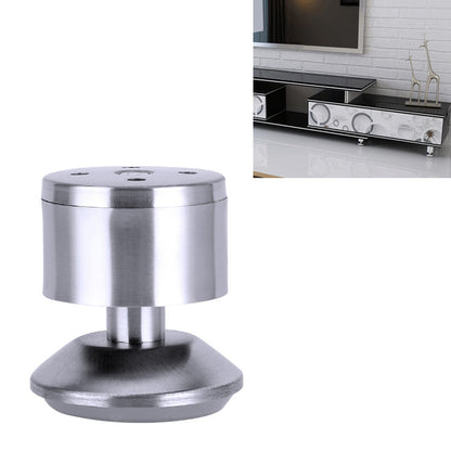 ELECTROPRIME Stainless Steel Wire Drawing Thickened Column Sofa Furniture Cabinet Foot, Height: 60mm