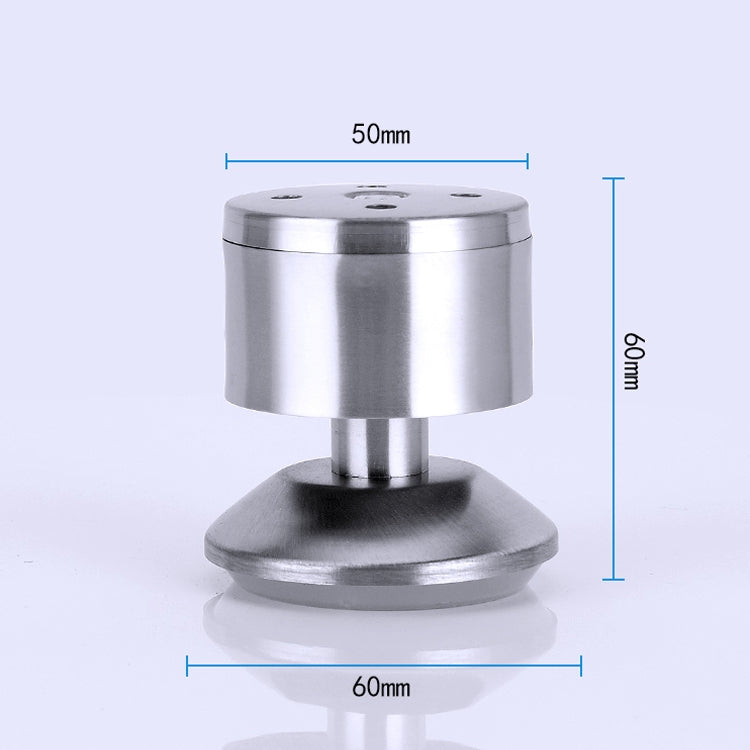 ELECTROPRIME Stainless Steel Wire Drawing Thickened Column Sofa Furniture Cabinet Foot, Height: 60mm