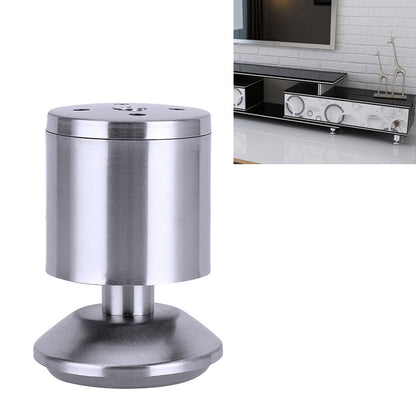 ELECTROPRIME Stainless Steel Wire Drawing Thickened Column Sofa Furniture Cabinet Foot, Height: 80mm