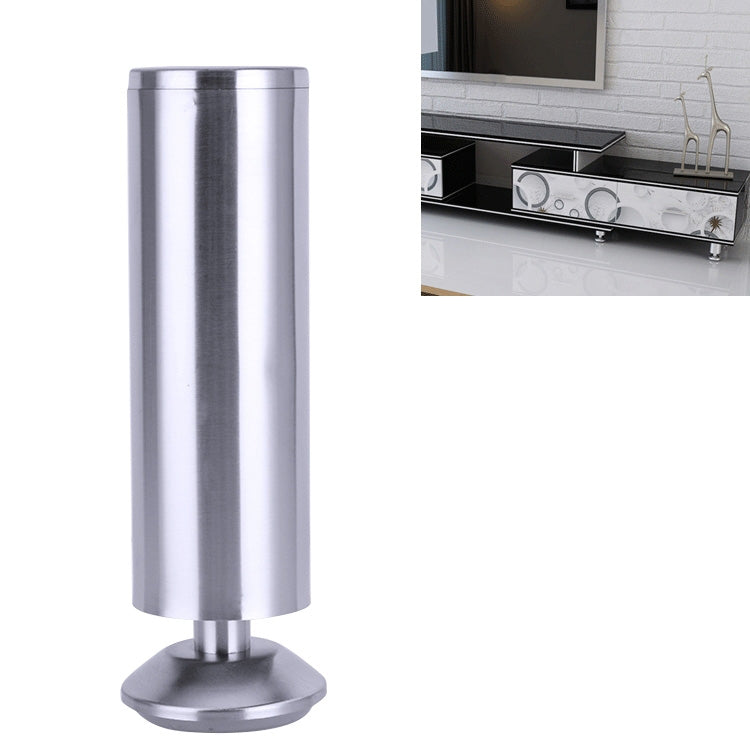 ELECTROPRIME Stainless Steel Wire Drawing Thickened Column Sofa Furniture Cabinet Foot, Height: 180mm