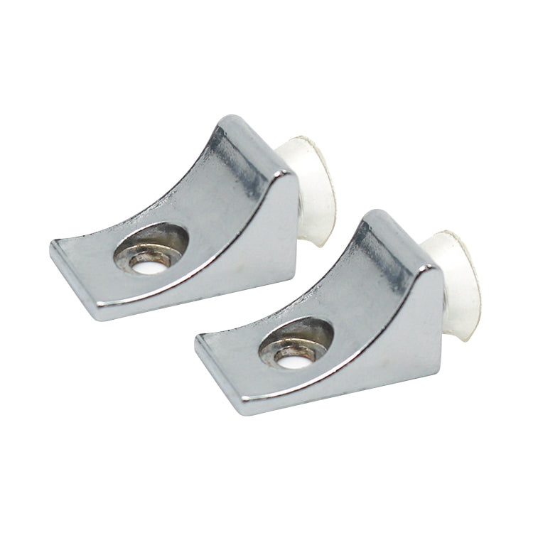 ELECTROPRIME 30 PCS Large Right Angle Thickened Zinc Alloy Bright Layer Sucker Plate Bracket, Weight: 12.2g