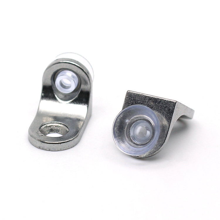 ELECTROPRIME 100 PCS Round Thickened Zinc Alloy Bright Layer Sucker Plate Bracket, D, Weight: 4.2g