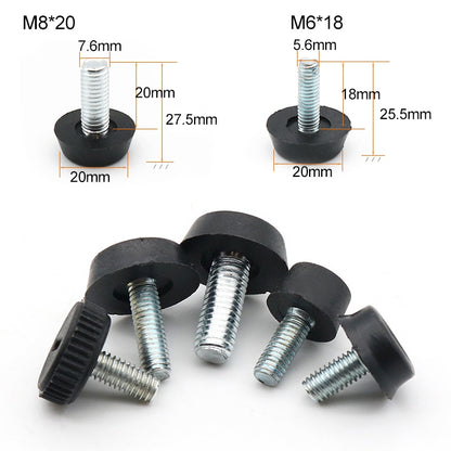 ELECTROPRIME 50 PCS Adjustable Foot Pad Furniture Screw Support Stub, M8x20