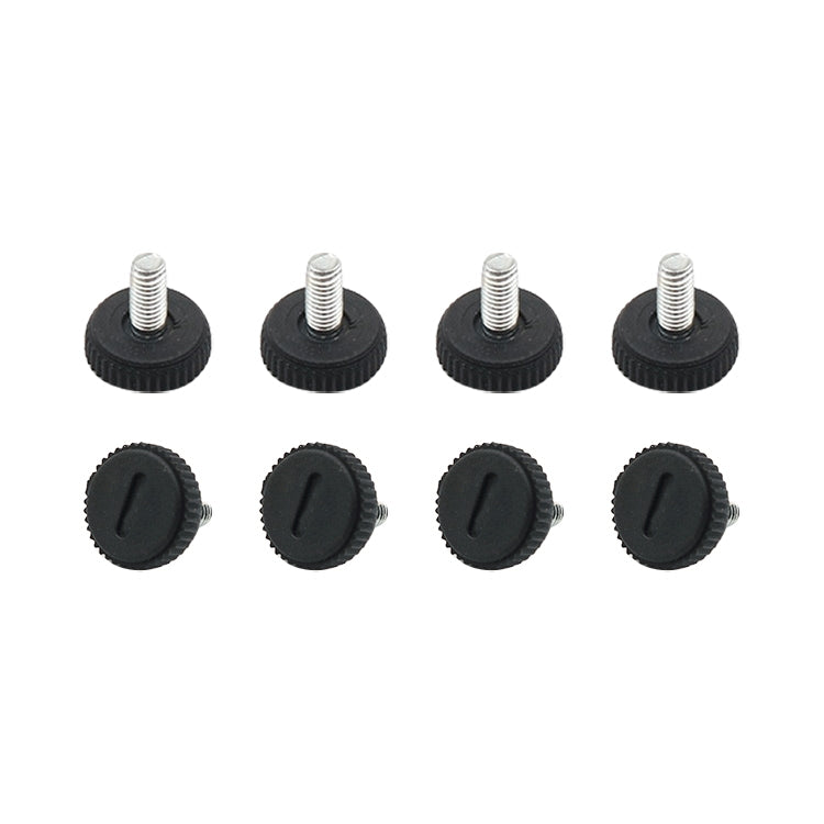 ELECTROPRIME 100 PCS Adjustable Foot Pad Furniture Screw Support Stub, M6x14