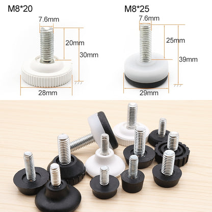 ELECTROPRIME 40 PCS Adjustable Foot Pad Furniture Screw Support Stub, M8x25