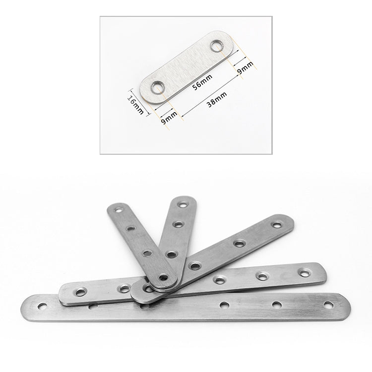 ELECTROPRIME 50 PCS Stainless Steel Connection Code Straight Connecting Piece, Number: 3