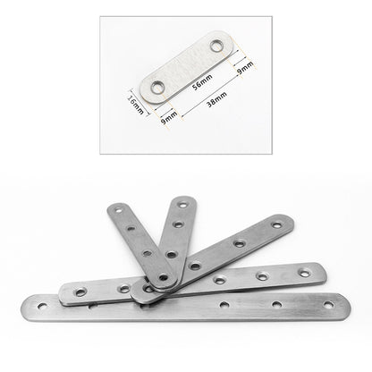 ELECTROPRIME 50 PCS Stainless Steel Connection Code Straight Connecting Piece, Number: 3