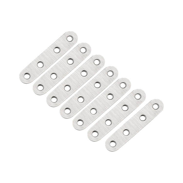 ELECTROPRIME 40 PCS Stainless Steel Connection Code Straight Connecting Piece, Number: 4