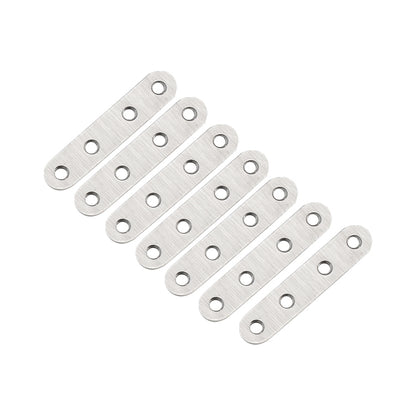 ELECTROPRIME 40 PCS Stainless Steel Connection Code Straight Connecting Piece, Number: 4
