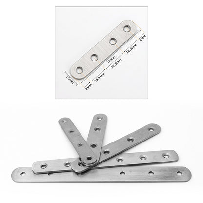 ELECTROPRIME 40 PCS Stainless Steel Connection Code Straight Connecting Piece, Number: 4