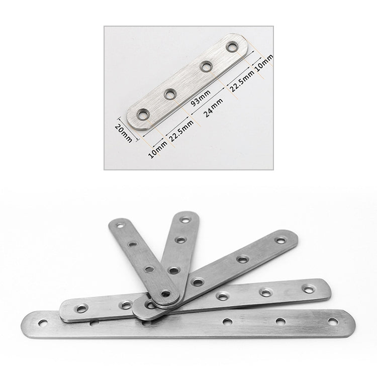 ELECTROPRIME 15 PCS Stainless Steel Connection Code Straight Connecting Piece, Number: 6