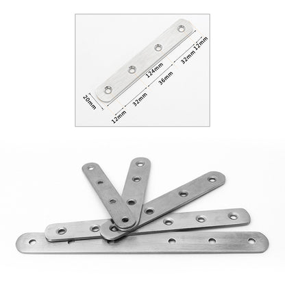 ELECTROPRIME 100 PCS Stainless Steel Connection Code Straight Connecting Piece, Number: 7
