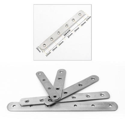 ELECTROPRIME 100 PCS Stainless Steel Connection Code Straight Connecting Piece, Number: 8