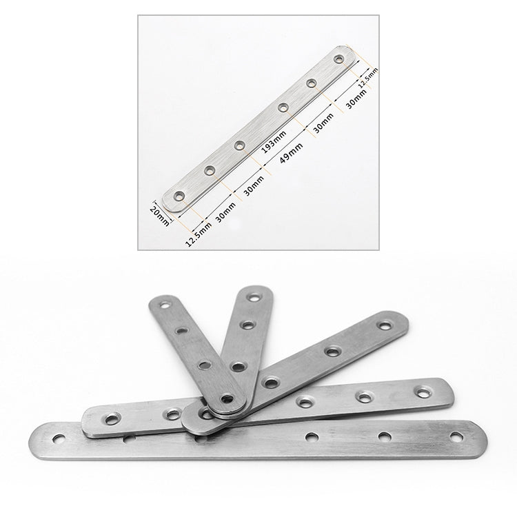 ELECTROPRIME 10 PCS Stainless Steel Connection Code Straight Connecting Piece, Number: 9