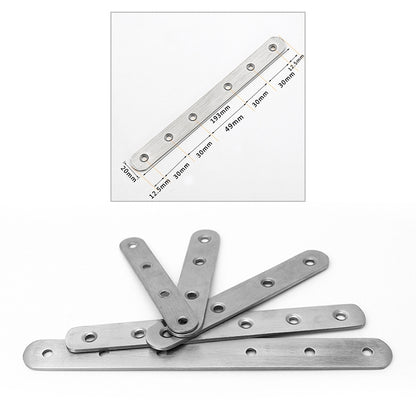 ELECTROPRIME 10 PCS Stainless Steel Connection Code Straight Connecting Piece, Number: 9