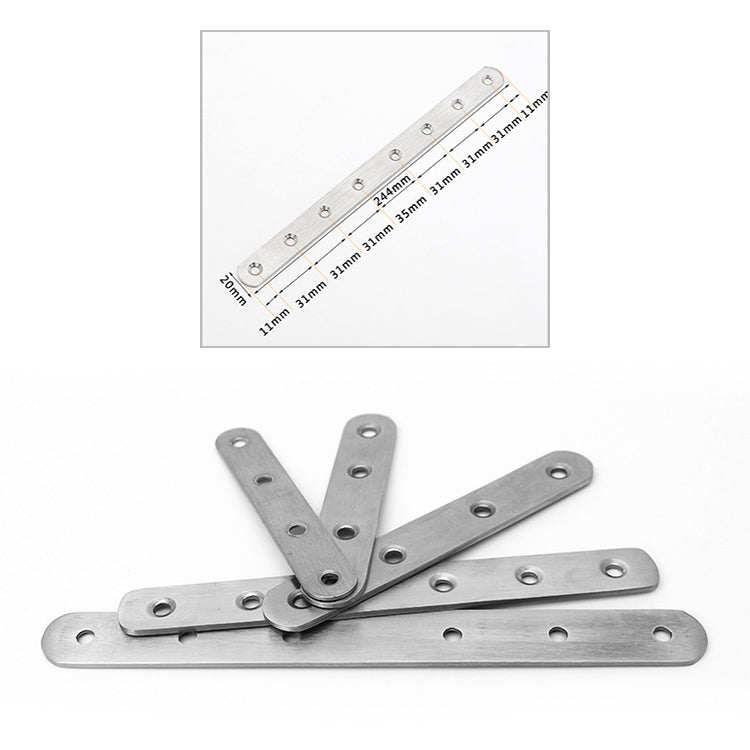 ELECTROPRIME Stainless Steel Connection Code Straight Connecting Piece, Number: 10